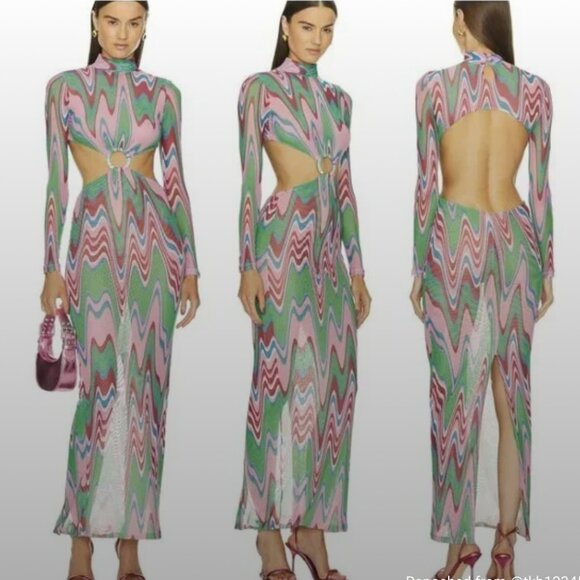 Patbo Dresses & Skirts - Patbo Mesh Cutout Dress
